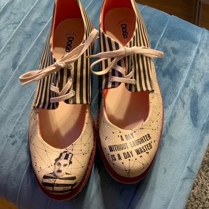 Dogo Charlie Chaplin Mary Jane Tie Shoes